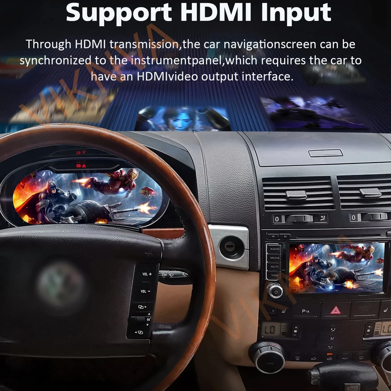 

12.3”HD Digital instrument cluster For Volkswagen CC Magotan B7 Passat B7 2012-2018 speedometer iOS Carplay Plug&Play