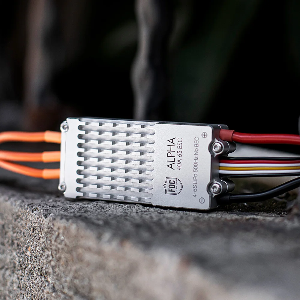 T‑MOTOR ALPHA 40A 6S FOC Waterproof ESC Fast Response For Quadcopter Hexacopter Agricultural Multirotor UAV Drone