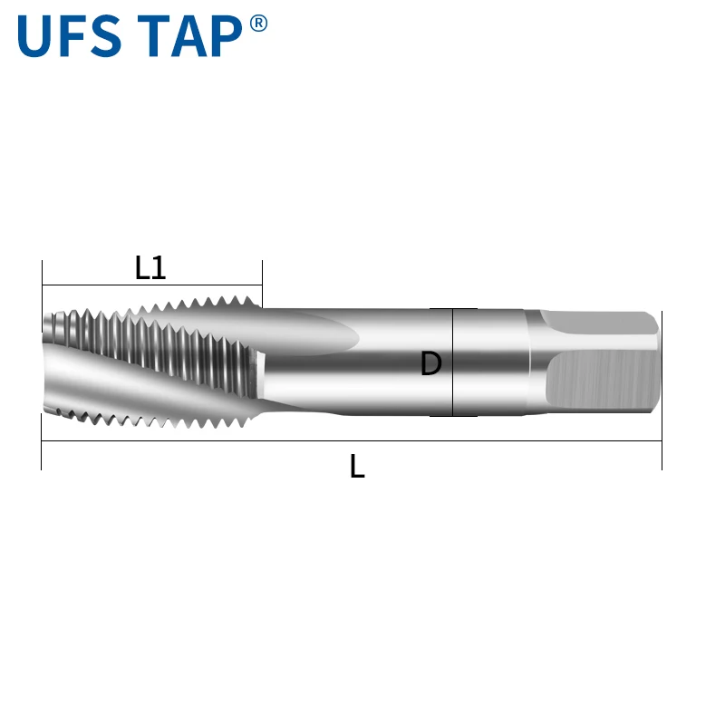 

UFS TAP HSSE-35 JIS Стандартный метчик для нанесения покрытия TIN Спиральный рифленый метчик PS PF G BSP RP 1/16 1/8 1/4 3/8 1/2 Метчики для машинной резьбы