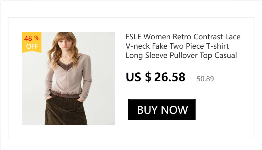 FSLE Elegant Slim-fitting Linen Short-sleeved T-shirt Swing Collar New Summer Style for Women 2026 Lace Patchwork Design