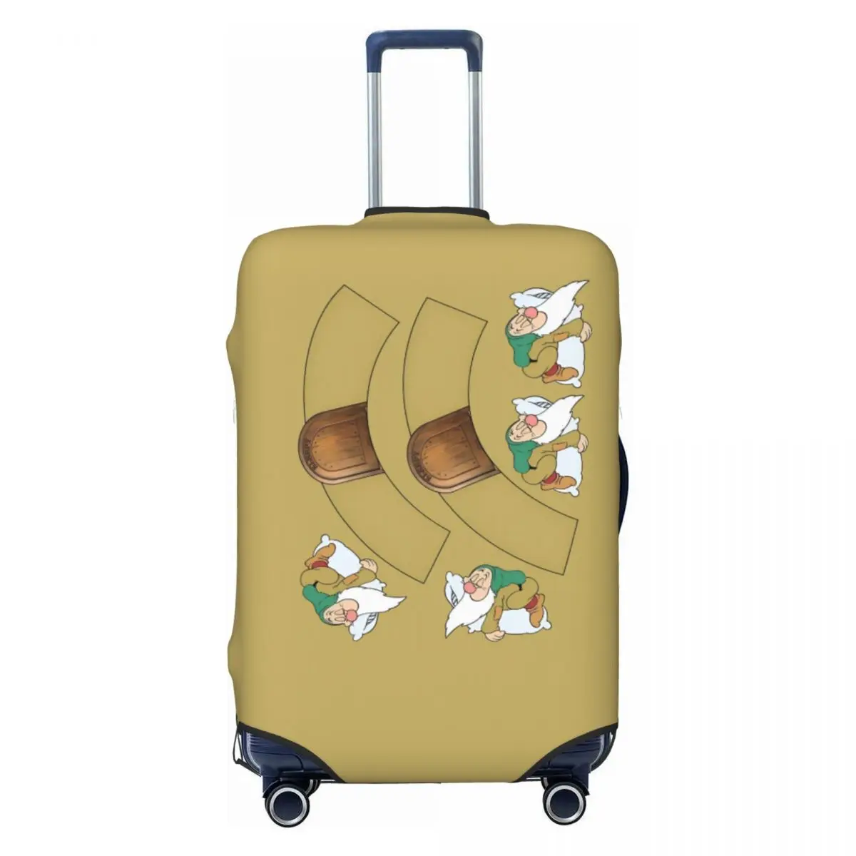 

Custom Snow White And Anime The Seven Dwarfs Luggage Cover Funny Suitcase Protector Covers Suit For 18-32 inch