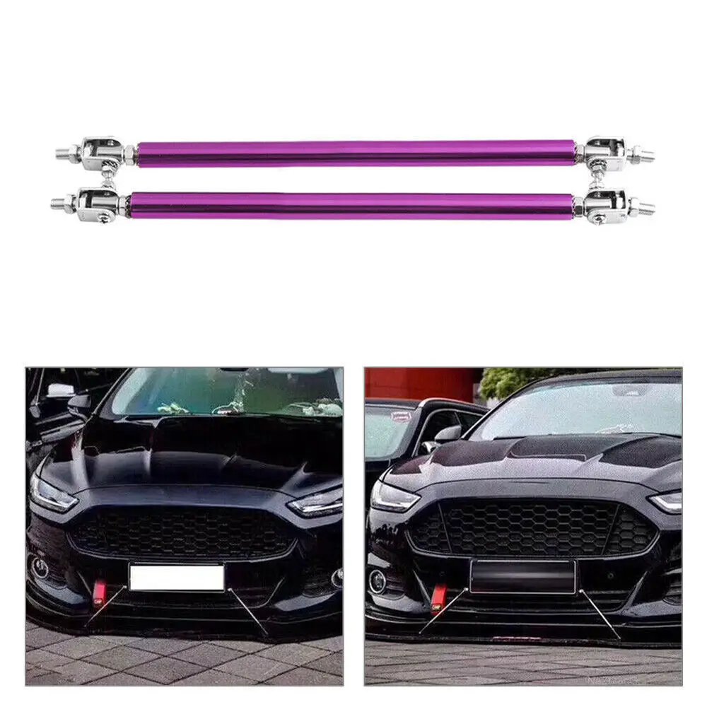 

Universal Car Accessories 15cm Adjustable Purple Bumper Splitter Lip Spoiler Strut Support Rod Tie Bar Aluminum