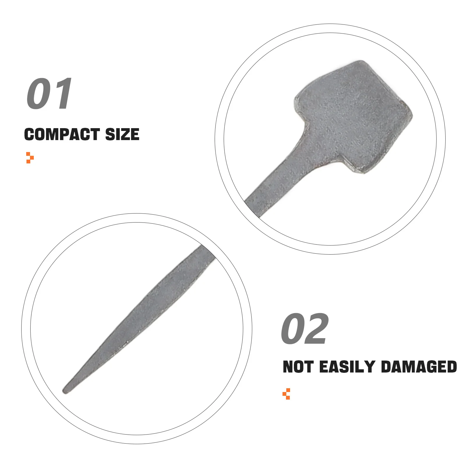 10 قطع من أظافر حذاء الحصان، وظيفة تثبيت موثوقة، مادة معدنية ناعمة للاستخدام الاحترافي لربط حدوة الحصان