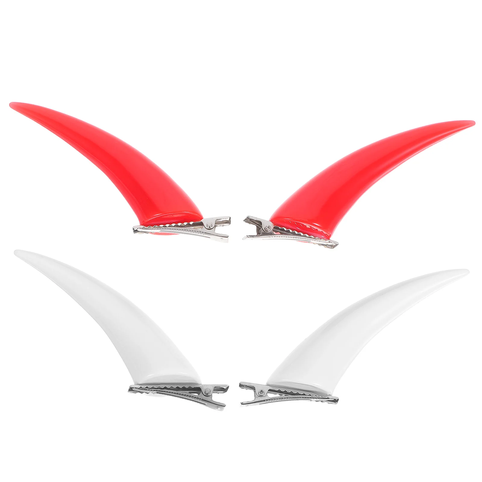 

2Pairs Halloween Devil Horns Hair Clips Realistic Costume Demon Cosplay Hair Accessories Party Hairpins Festive Horns