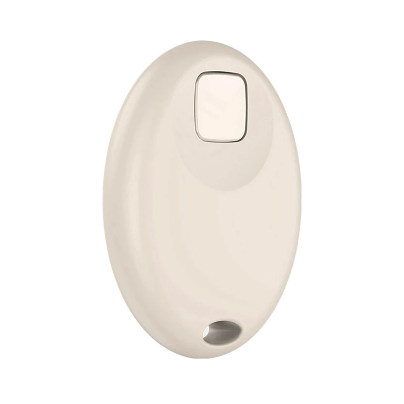 Bluetooth Pet Tracking Locator Smart Anti Loss Prevention Finder For Find My Airtag Apple Anti-Lost Device Creamy White