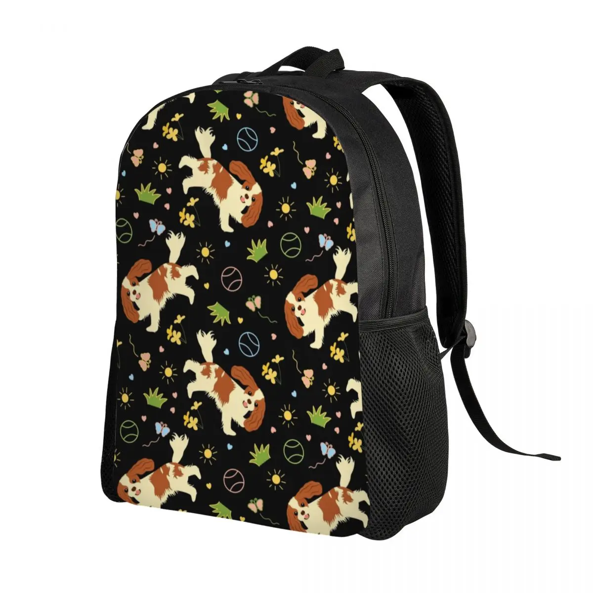 

Рюкзаки для игр в кавалер-кинг-чарльз-спаниель для женщин и мужчин, водонепроницаемые школьные сумки для собак, сумки для книг с принтом