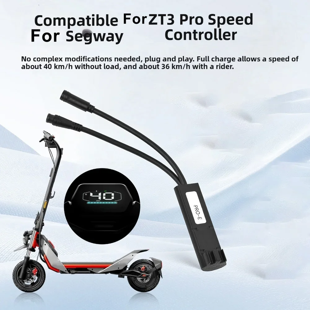 

Скорость ​ ​ Кабели для снятия ограничений скорости для Segway, Ninebot, ZT3Pro Scooter Max, максимальная скорость 40 км/ч, кабели для увеличения скорости - аксессуар