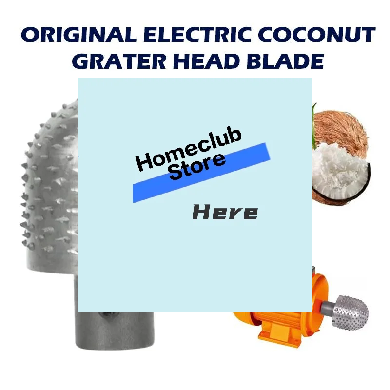 Cuchilla Eléctrica para Rallador de Coco, Cabezal de Rallador de Coco de Alta Resistencia de 12 mm, Modelo Granate, Cabezal para Máquina Ralladora de Coco【Homeclub】
