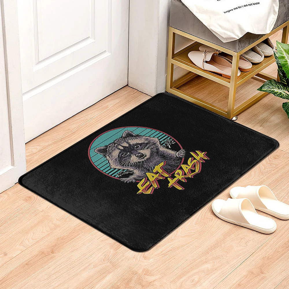 Animal Bath Mat Bathroom Small Rug Shower Mat Decorative Absorbent Foot Mat Entrance Door Mat Kitchen Mat Bedroom toilet rug cat