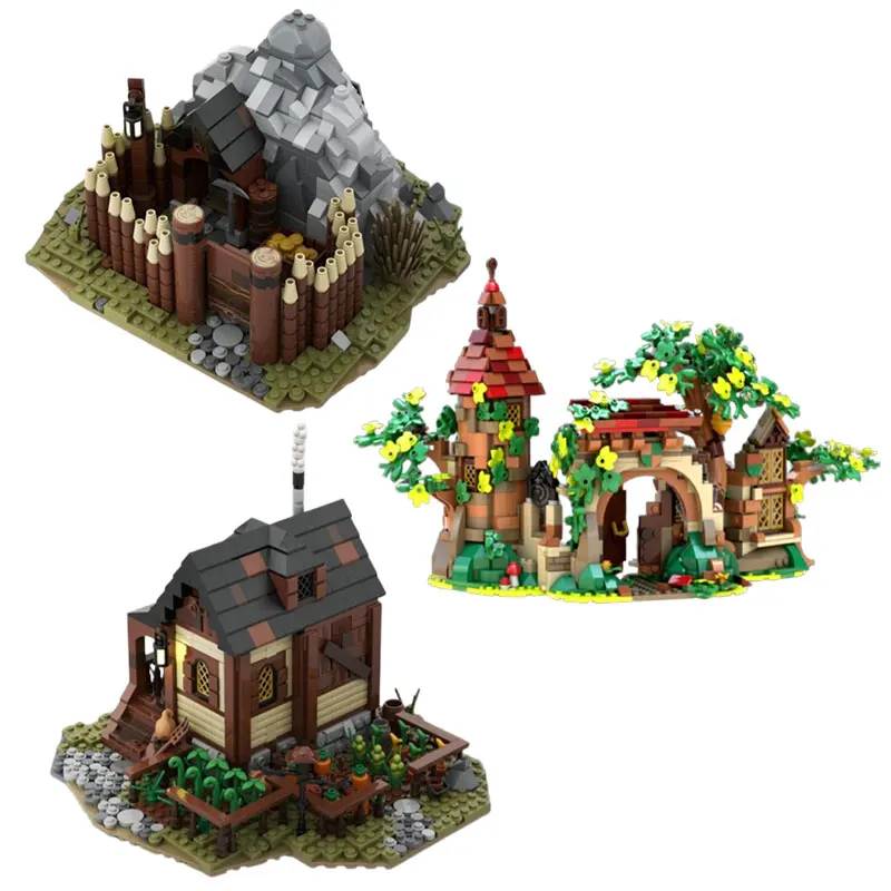

Spot MOC-114319 178557 114425 золотые шахты, руины и другие строительные сцены «сделай сам», мелкие частицы, собранные строительные блоки, образование