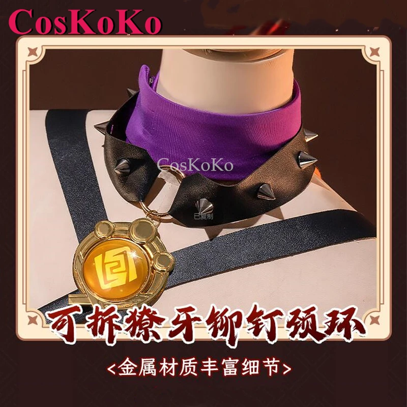 CosKoKo Arataki Itto Cosplay Game Genshin Impact Costume Sex Change Sweet Elegant Uniform Halloween Party Role Play Clothing New