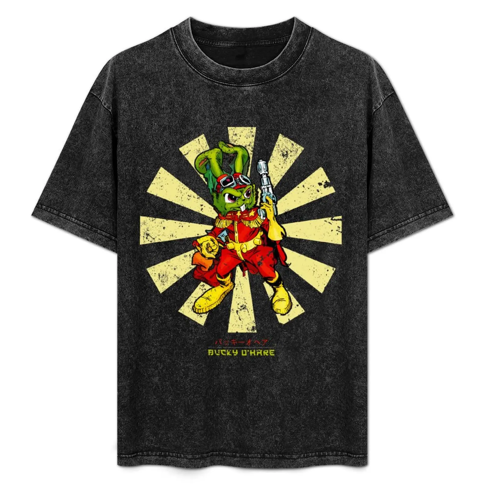 

Bucky O'Hare Retro Japanese T-Shirt Aesthetic clothing oversized t shirt mens big and tall t shirts