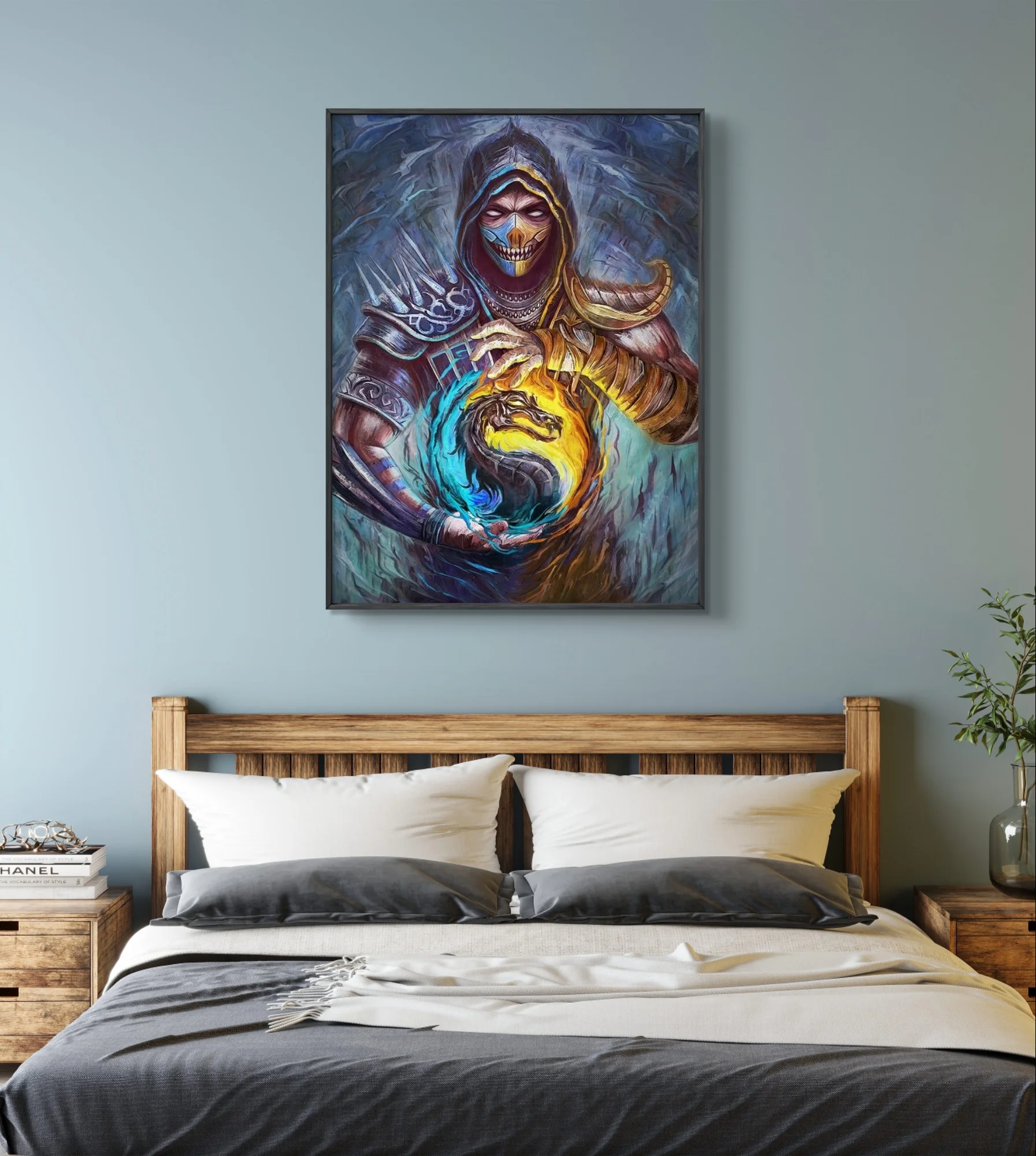 M-Mortal Kombat Diamond Painting Fighting Game Poster Diy Diamond Embroidery Rhinestones Cross Stitch Fans Gift Home Wall Decor