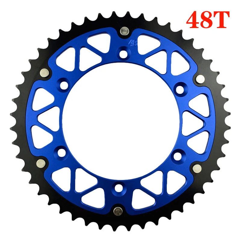 45T - 52T Motorcycle Rear Sprocket For YAMAHA WR125 YZ125 TTR230 WR250 YZ250 WR450 YZ450 WR400 YZ400 WR426 YZ426 WR YZ 400 F L