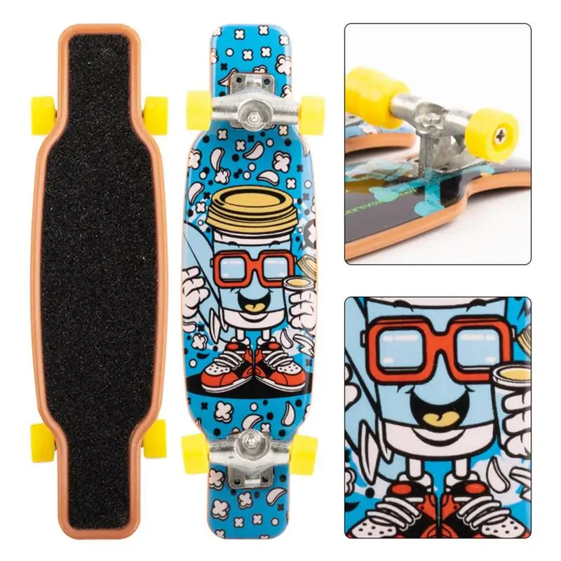 4 pezzi tastiera professionale Skateboard Kit di montaggio fai da te Mini ruote con cuscinetti multicolori giocattolo da Skateboard per bambini adulti