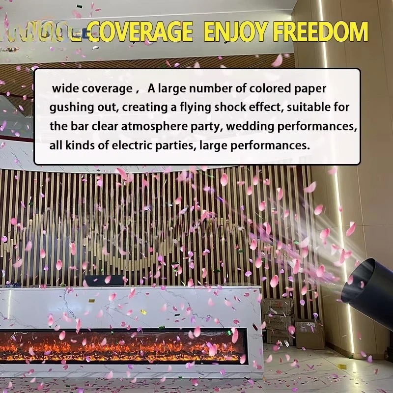 Factory 1800W Large Big Electric Confetti Blower Cannon Machine for Wedding Party Dj Stage Confetti Machine