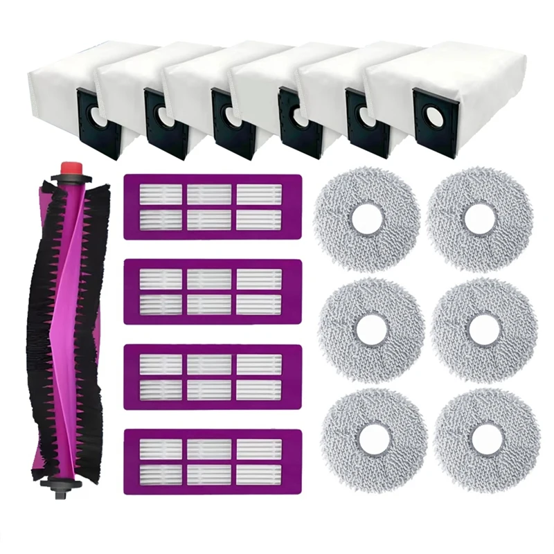 Compatible for J15 Max Ultra Spare Parts Accessories Main Brush HEPA Filter Mop Cloth Dust Bag-A009 view 2