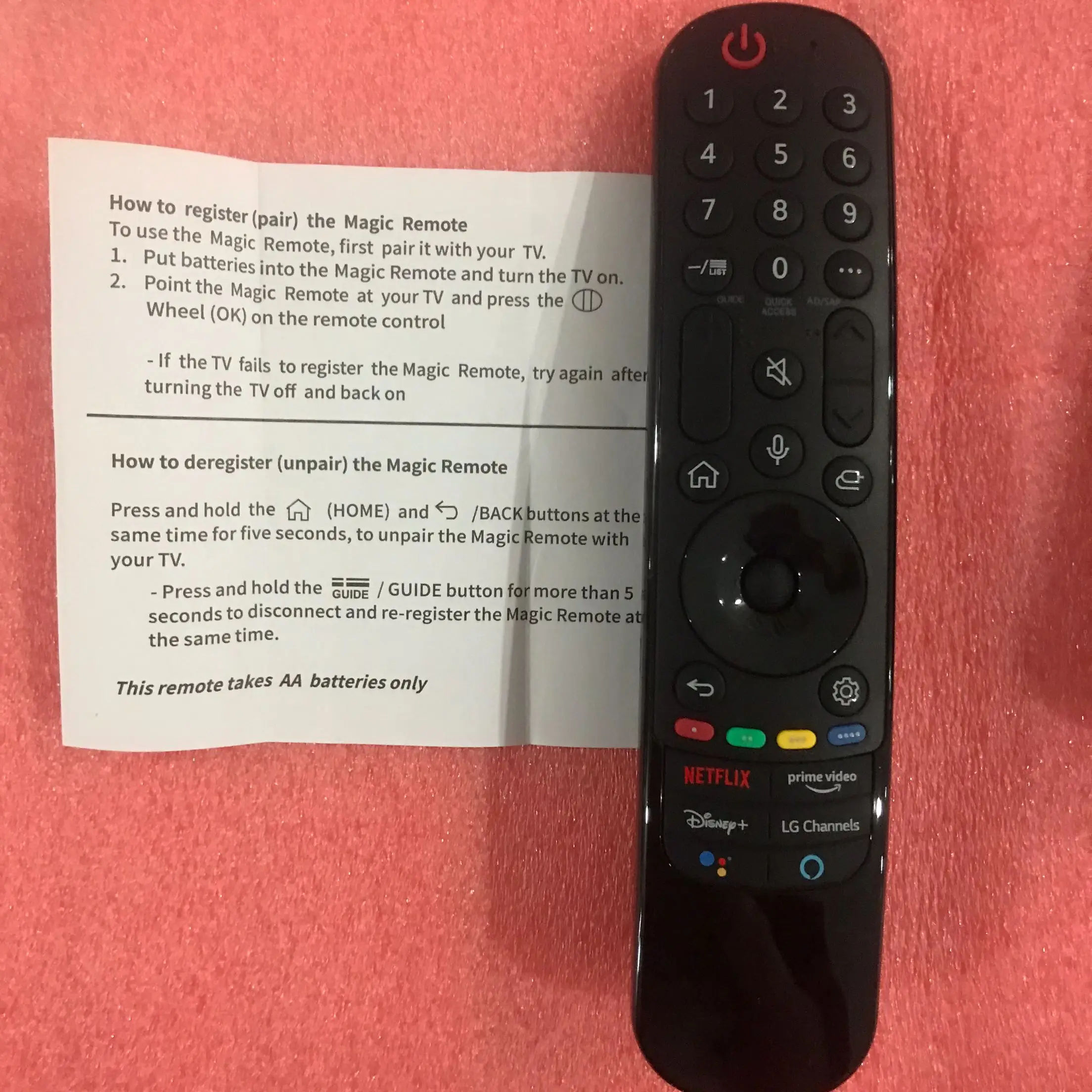 جهاز تحكم عن بعد MR21GA MR22GA MR24GN AKB76039905 AKB76045106 للتلفزيون الذكي LOLED QNED مع التحكم الصوتي ووظيفة المؤشر #4