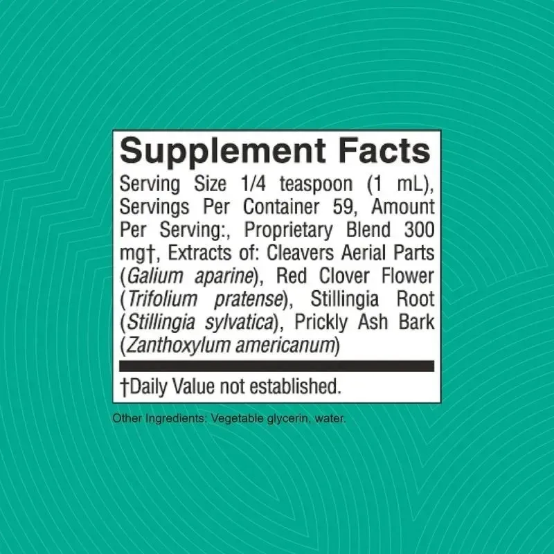 Lymphatic Drainage - Lymph Support Herbal Cleansing Product with Echinacea Lymph System Support Supplement