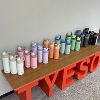 Tyeso 900ML Insulated Leak-Proof Portable Fitness Flask for Outdoor Workouts Travel Vacuum Flasks Drinkware Sports Water Bottle