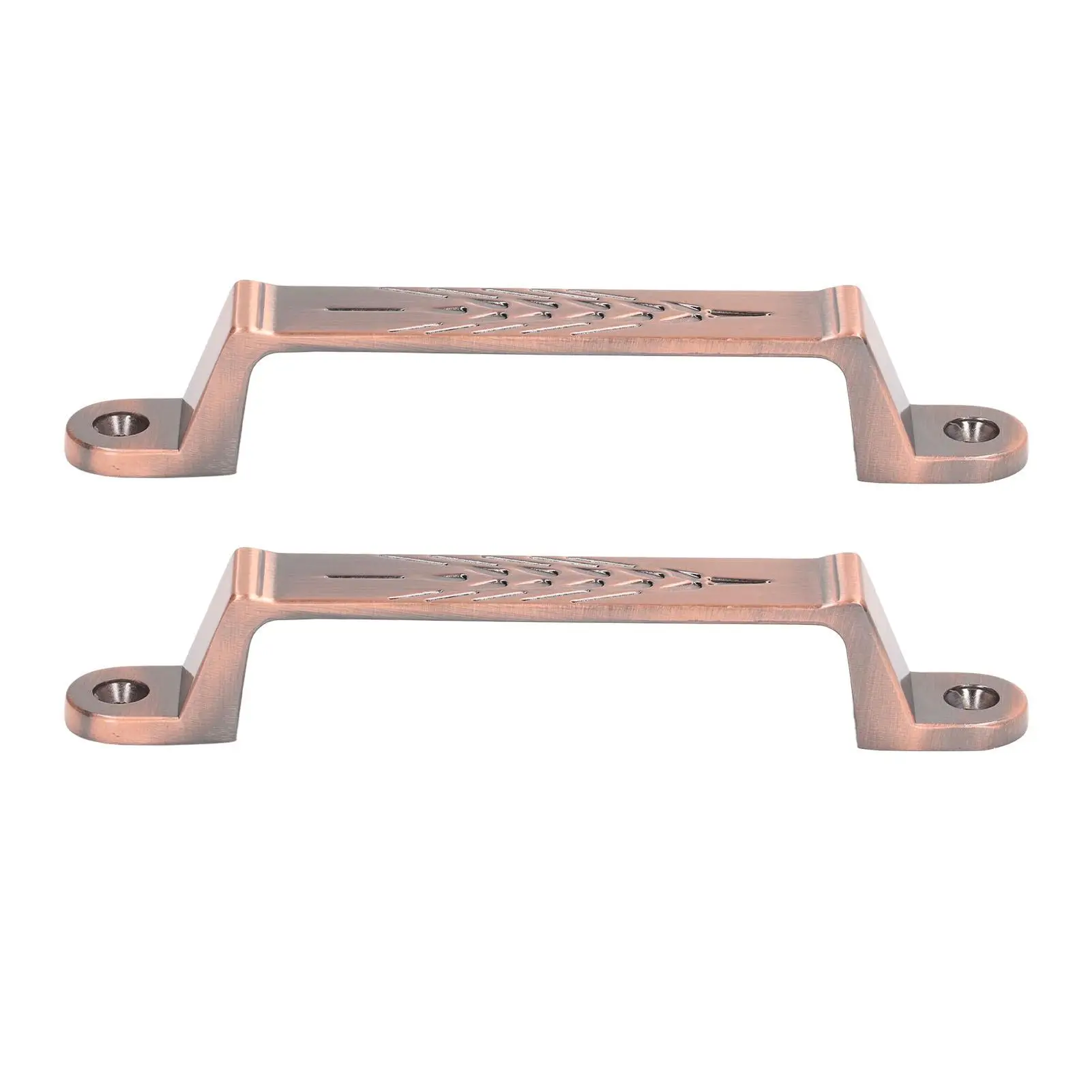 スタイリッシュなアルミニウム合金納屋ドアプルハンドル 2 個セット簡単な取り付け耐久性のあるゲートハードウェアネジ付き