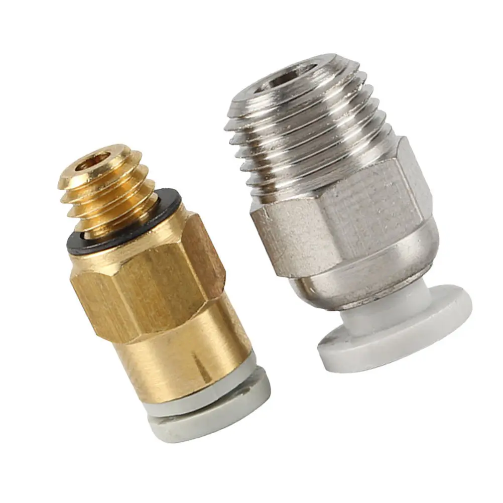 

2Pcs Extruder Pneumatic Connector 3D Printer Air Operated Joint Premium Quality Tested 4Mm Tube Connection for 3D Printer Parts