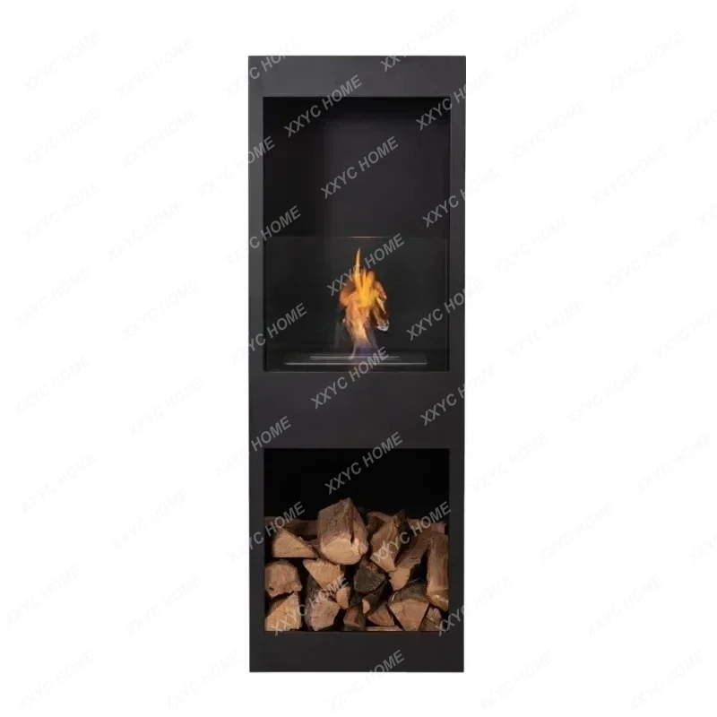 6239P lt  Independent ethanol real fire heating stove indoor living room hotel villa homestay decorative landscape fireplace