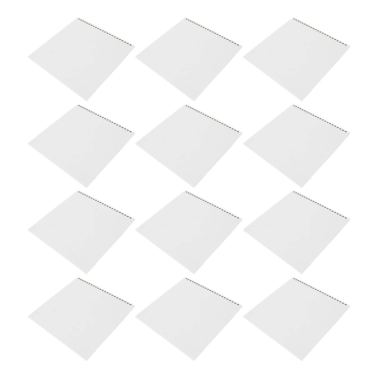 

12pcs Diy Desktop Calendar Base Iridescent Paper Blank Base For Desk Calendar Decorative Shelf Stable Stand Home Office