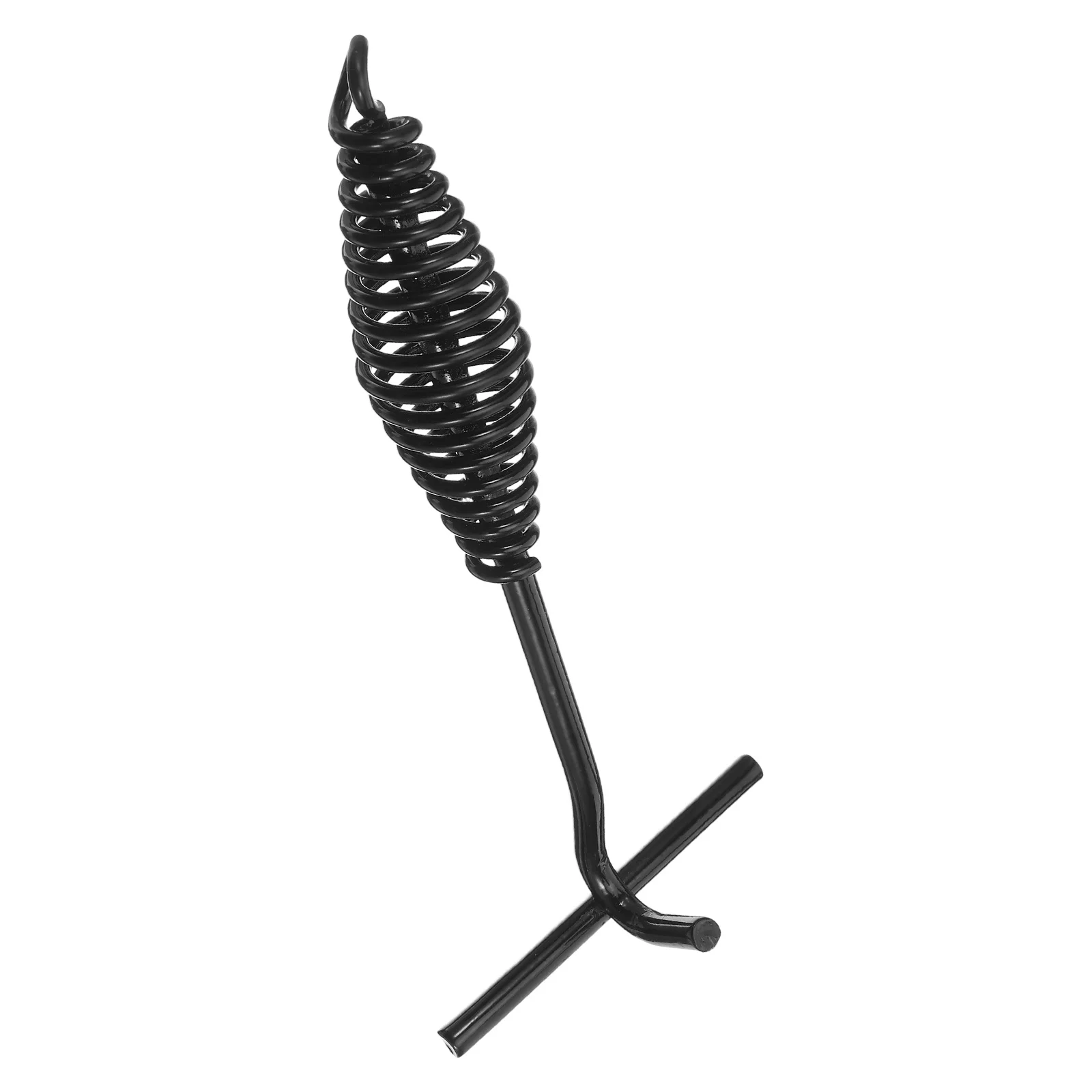 

Dutch Oven Lid Lifter Black Cast Iron Spiral Handle For Pot Cover Support Lid Grabber Hook Tool Kitchen Campfire Cooking