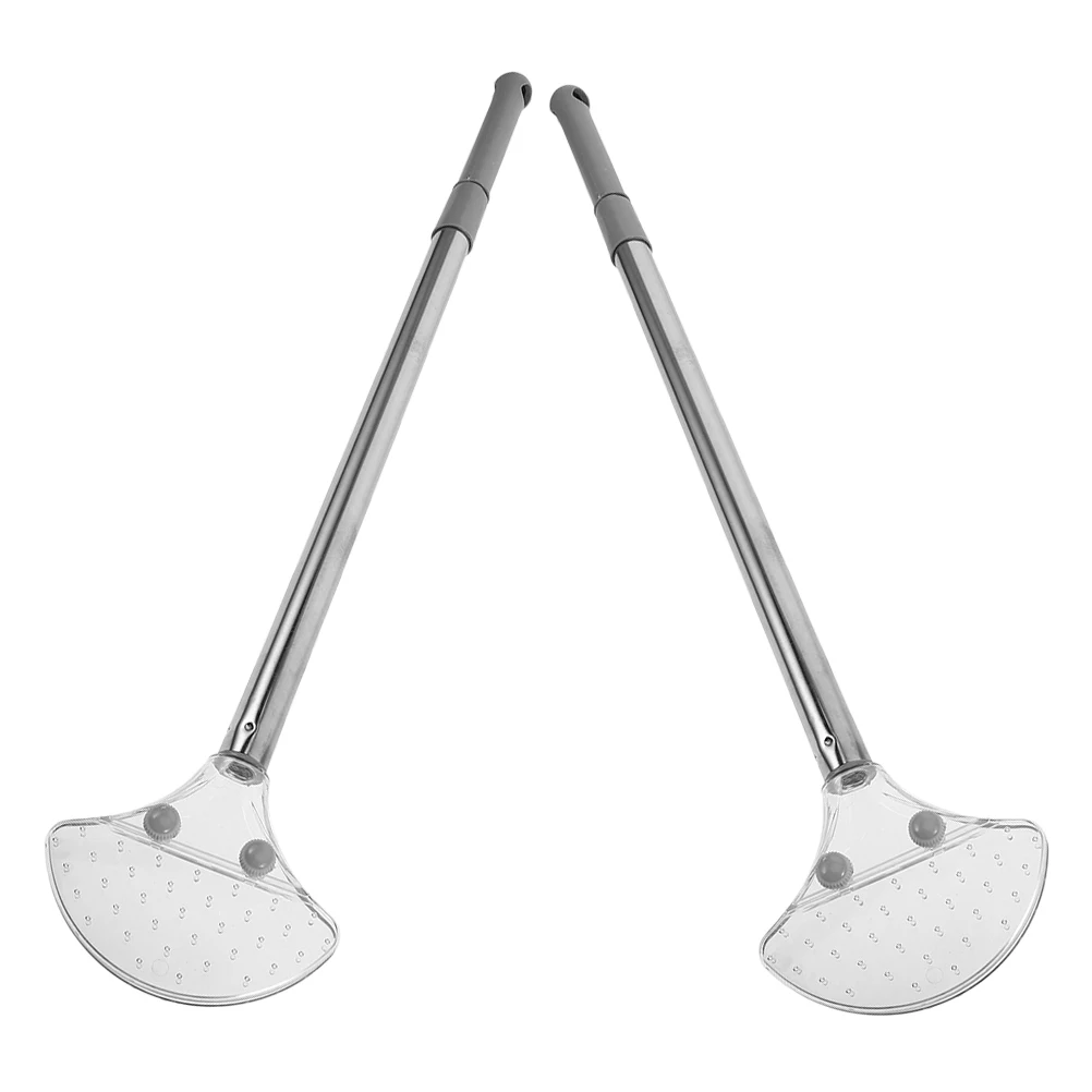 

2Pcs Telescopic Sign Holder Stainless Steel Display Pole for Signs Handheld Poster Trade Shows Business Meetings