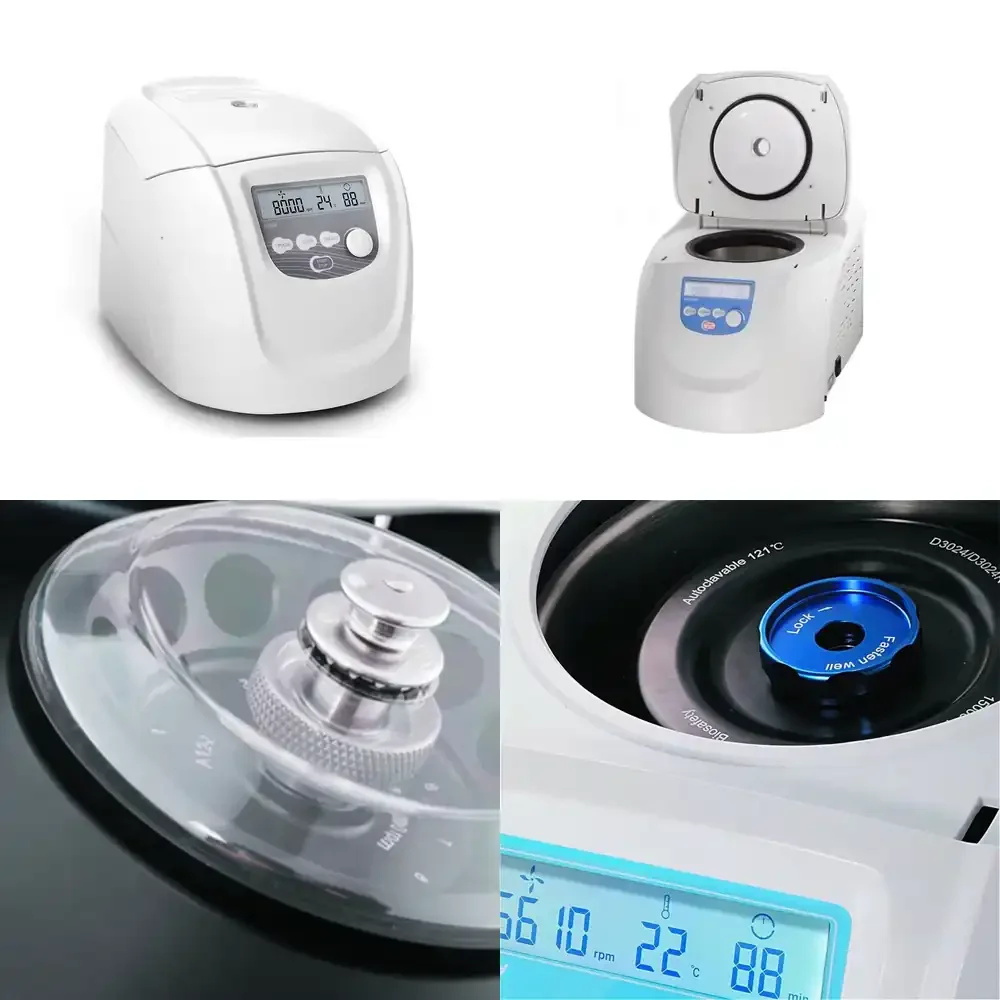 

D3024 High Speed Micro Centrifuge Laboratory Centrifuge Machine 15000 rpm with Brushless DC Motor