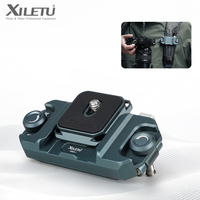 XILETU XQD1 Camera Capture Clip Arca Swiss Quick Release Plate Clamp Quick Switch Tripod Slider Mount Adapter