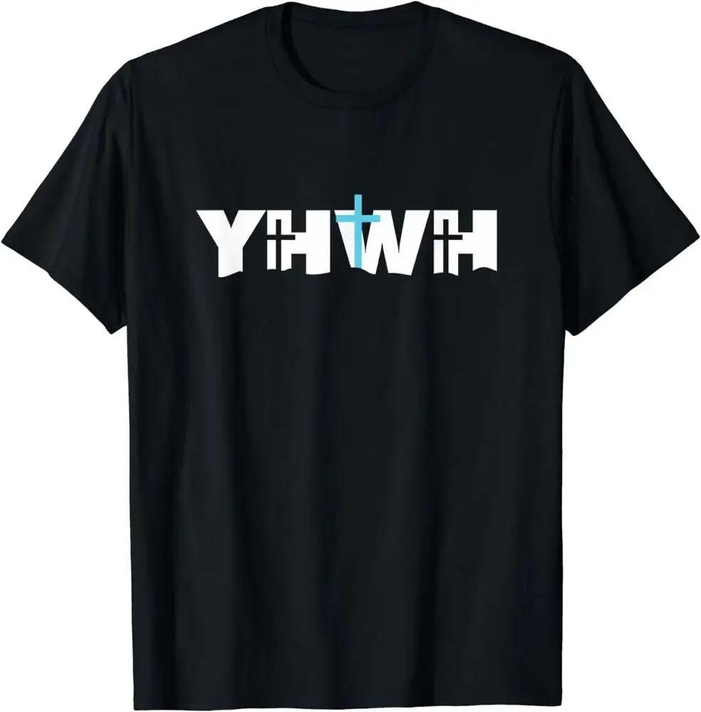 Christian Cross YHWH Yahweh Resurrection Premium T-Shirt High Quality 100%Cotton Short Sleeve