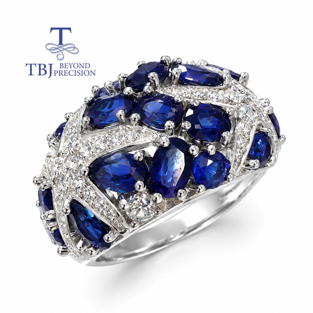 Bague en kyanite naturelle d'Inde, design étoile de mer, argent sterling 925, bijoux de luxe légers pour femmes, cadeaux pour la fête de la Saint-Valentin.