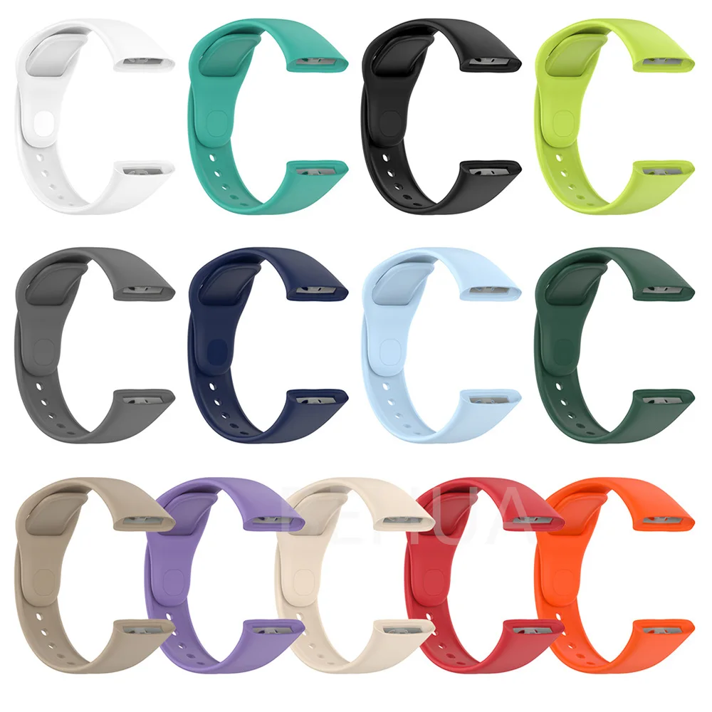 Silicone Band Strap For Redmi Watch 3 Watchstrap Band Sport WristBand For XiaoMi Mi Watch lite 3 Bracelet Replacement belt+ case