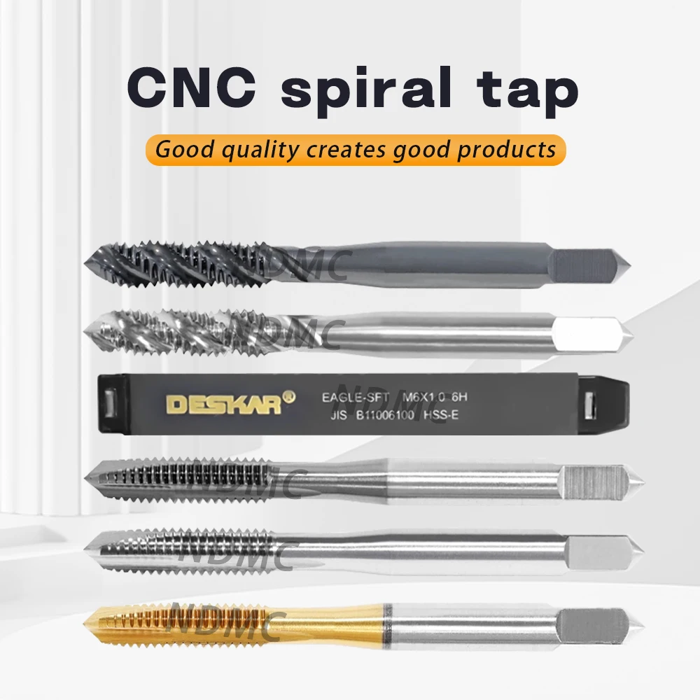 M3 M4 M5 M6 M8 M10 M12 Top Straight Groove Silk Attack Special Thread Tapping Machine For Machine Taps CNC Spiral Pointed Taps