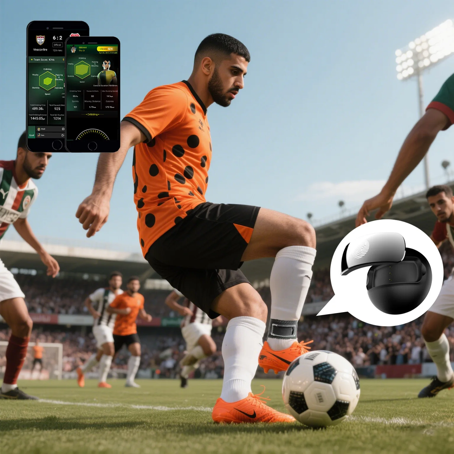 

Custom Soccer Training Gear Muslim-Friendly Smart Wearable for Football Skill Development