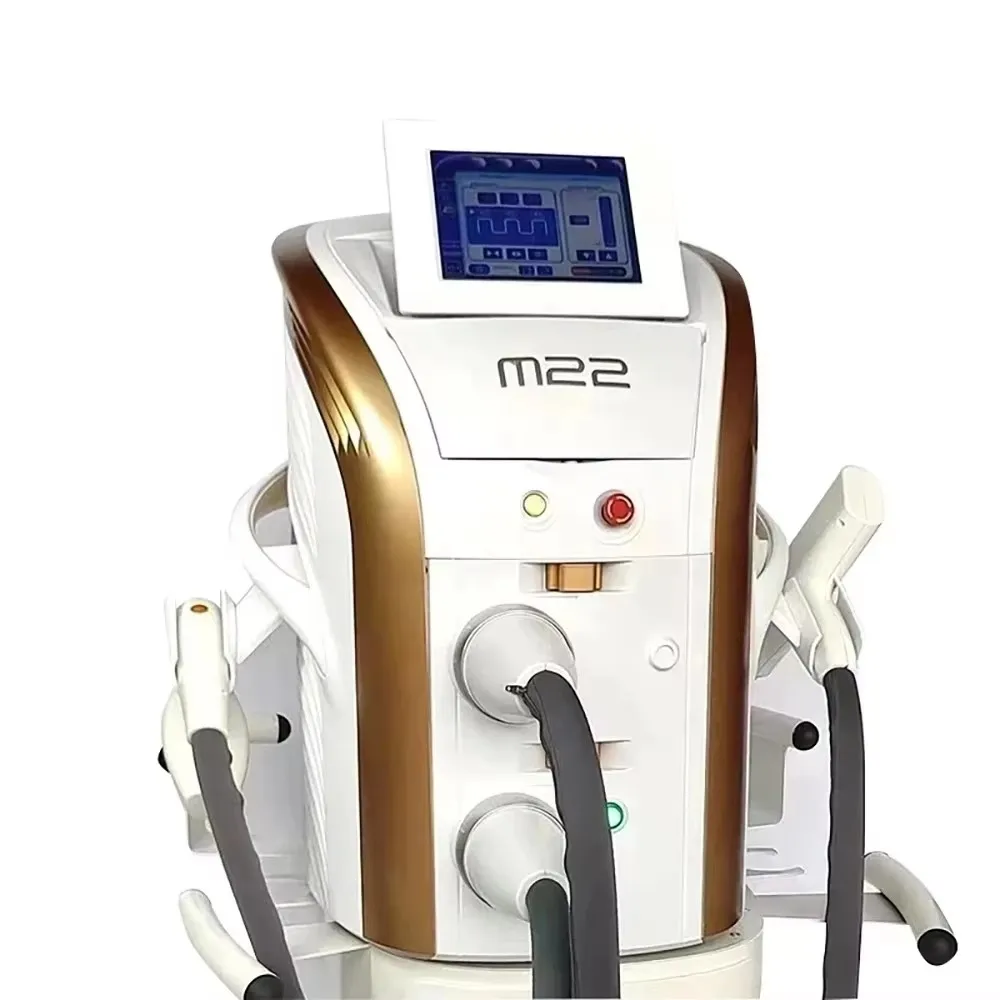 2024 Latest High end M22 OPT IPL Diode Laser Hair Removal Device for Acne Skin Regeneration, Permanent Hair Removal and Whitenin