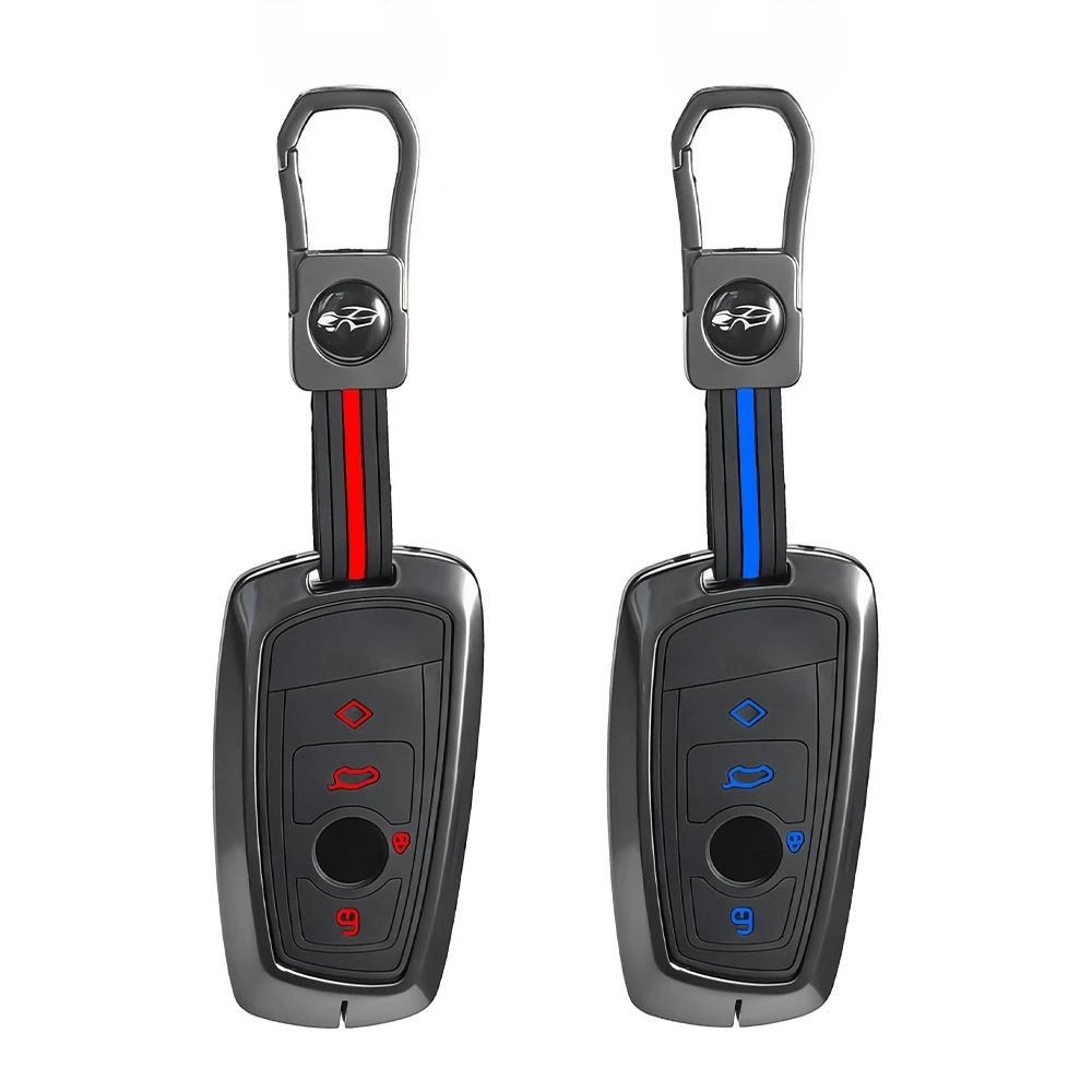 Zinc Silicone for BMW F30 F31 F32 F34 F20 F21 F07 F10 1 3 5 7 Series M3 M4 X1 X3 G01 X4 G02 X5 F15 F16 Car Key Case Cover Shell