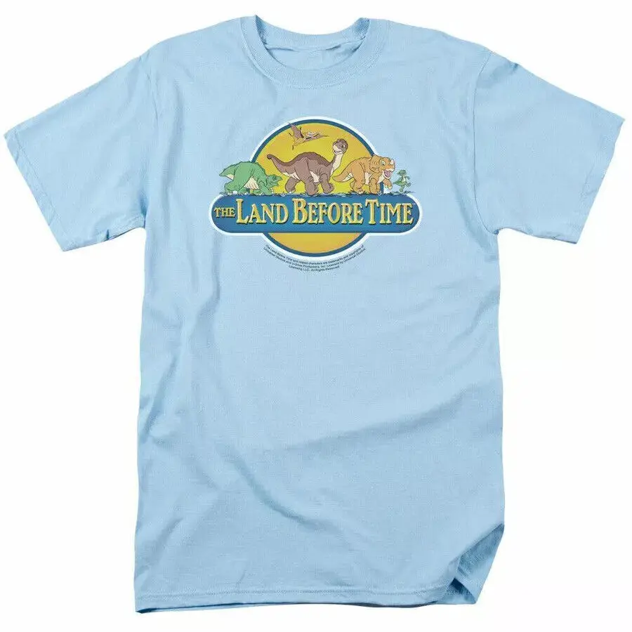 Land Before Time Dino Breakout T Shirt Mens Movie Light Blue