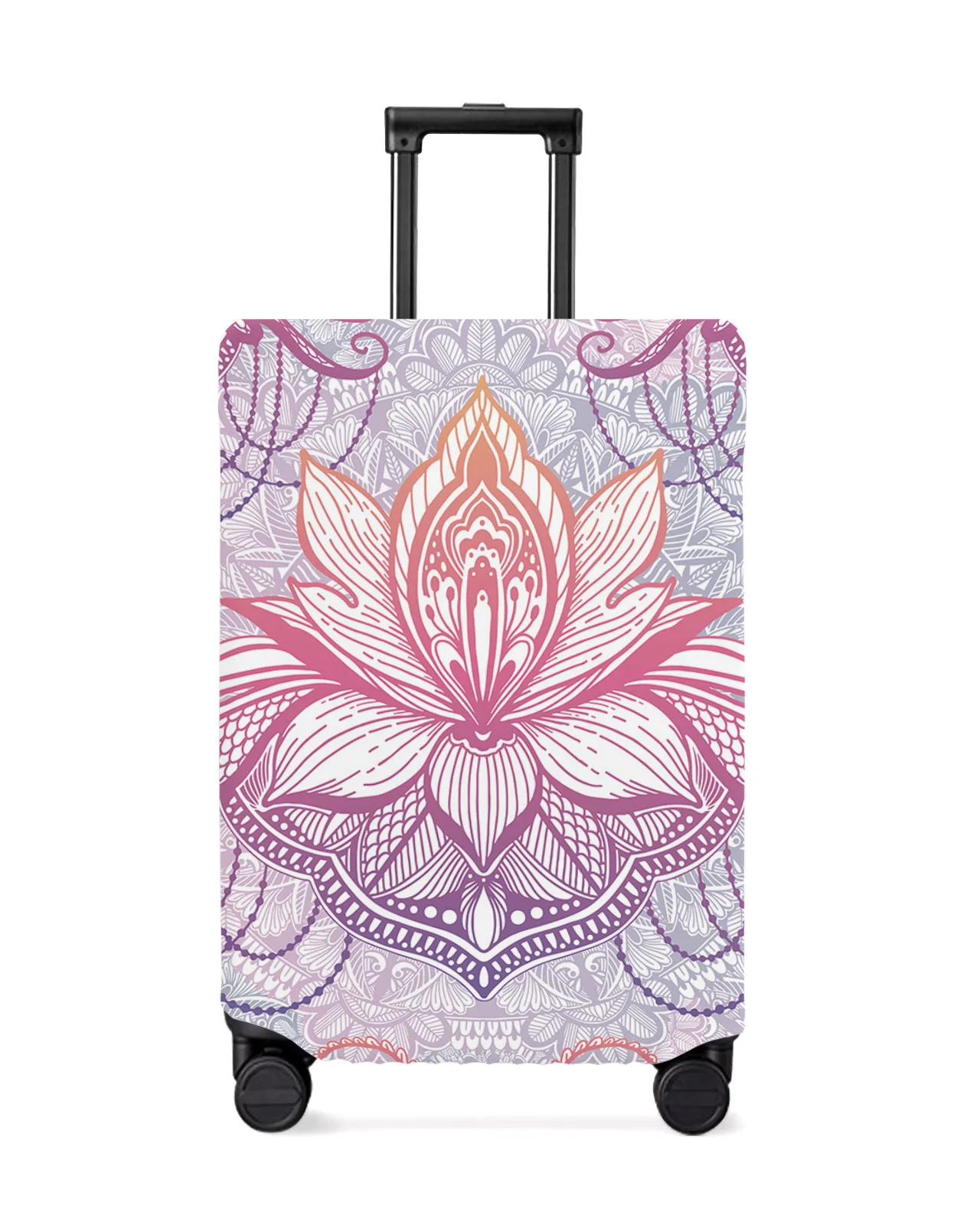 mandala-lotus-gradient-elastic-baggage-cover-for-18-32-inch-suitcase-case-dust-cover-travel-accessories