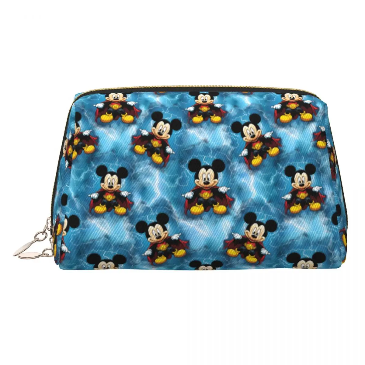 

Custom Cartoon Mickey Mouse Makeup Bag Women Travel Cosmetic Organizer Cute Comic Storage Toiletry Bags