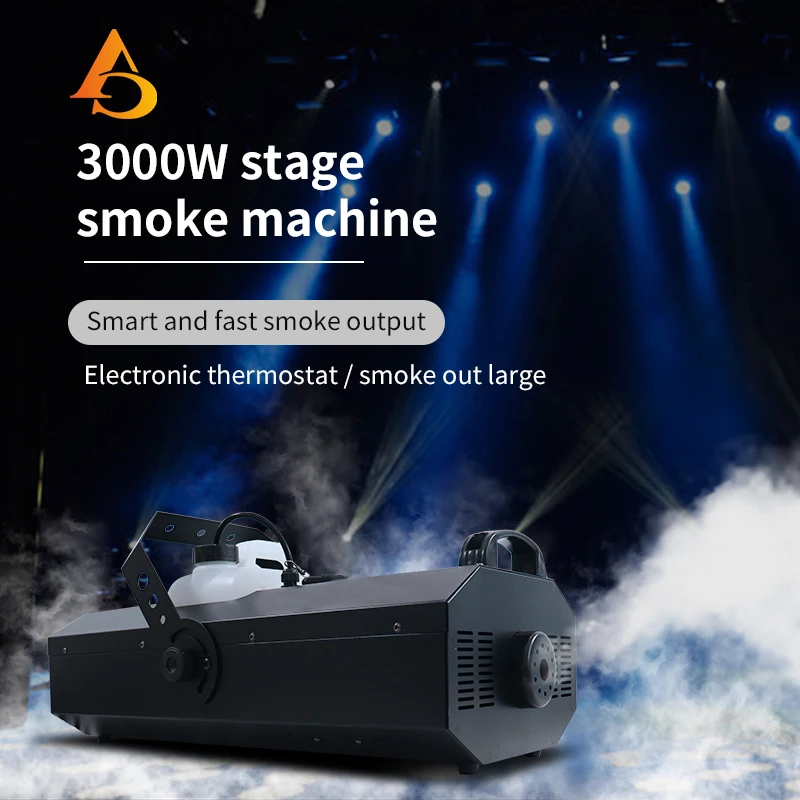 4-10pcs/DMX512 3000W Smoke Machine  Wire And Wireless Remote DJ/Bar/Party/Event/Professional Stage Lights DJ Equipment Stage