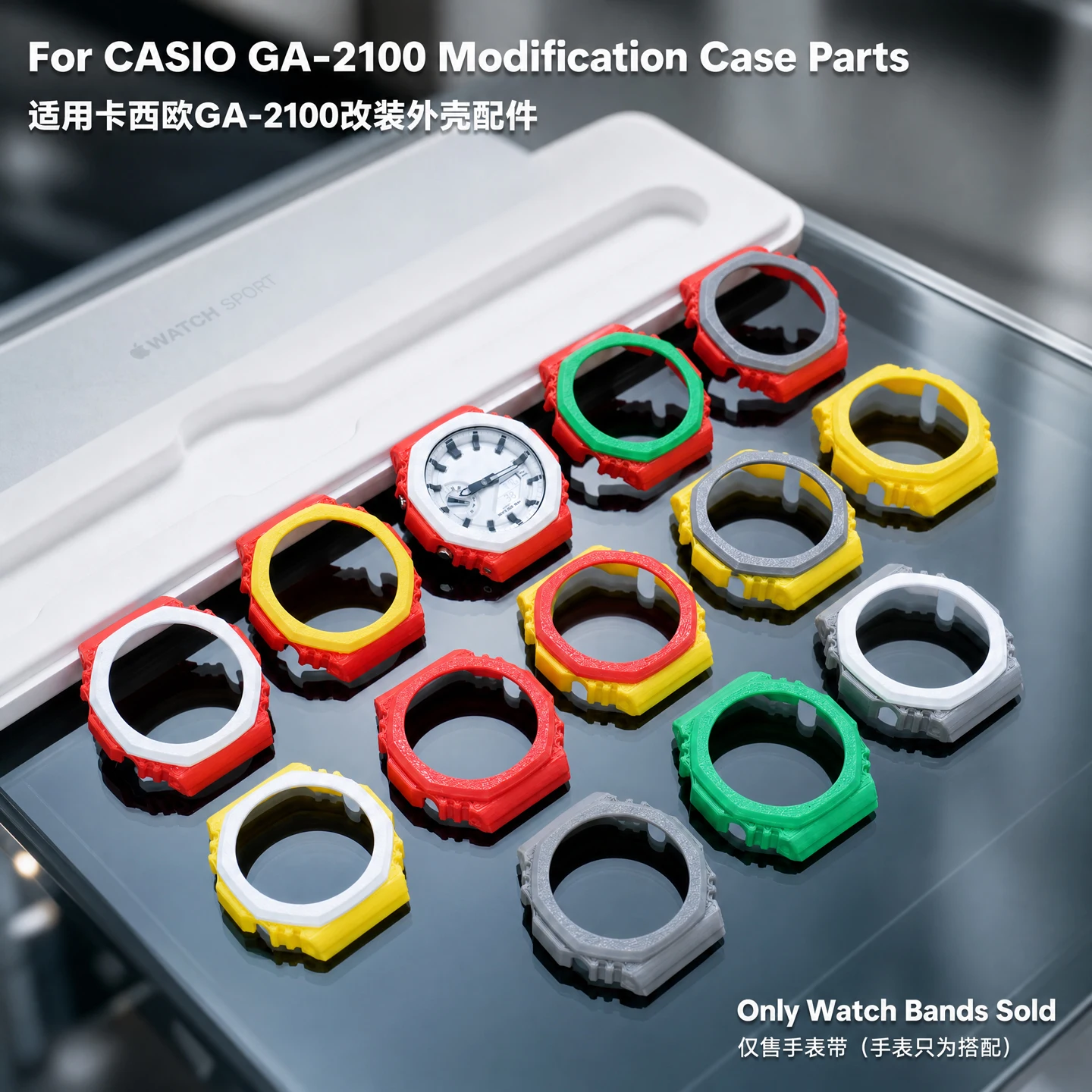 Casio Watch G-Shock Ga-2100 - Caixa de relógio com acabamento fosco