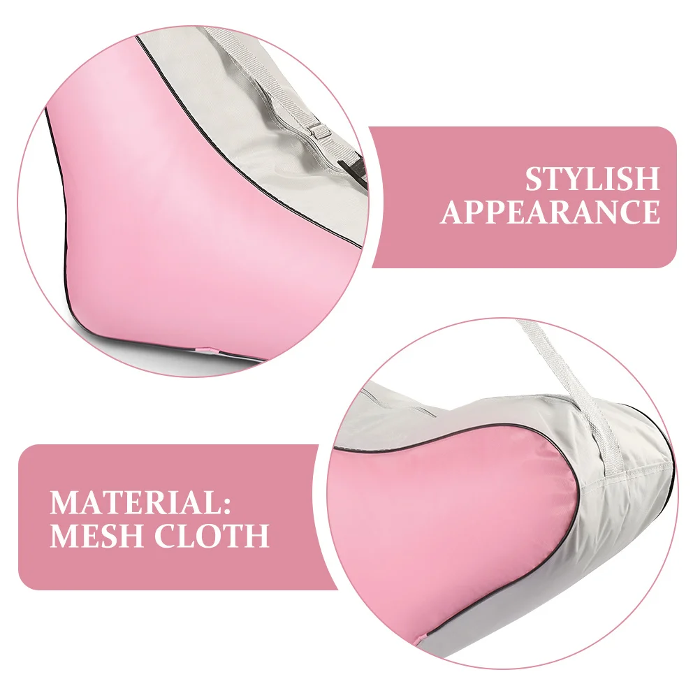 롤러 스케이트 가방 인라인 아이스 스케이트 보관을 위한 대용량 내구성 있는 스포츠 장비 운반 가방 성인용 휠 스케이트