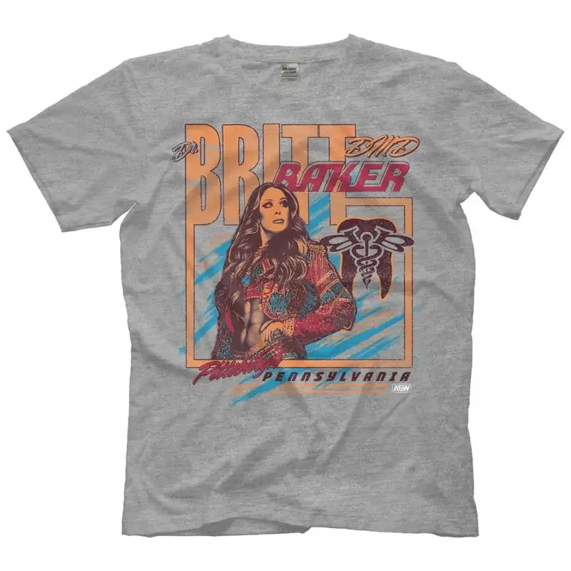 Britt Baker Retro AEW Official T Shirt