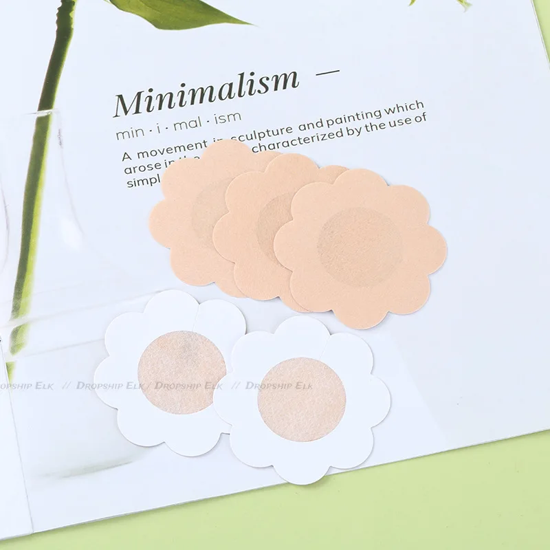 여성용 보이지 않는 가슴 리프트 업 테이프, 브래지어 유두 스티커, 가슴 스티커, 접착 유두 커버 액세서리, 10 개