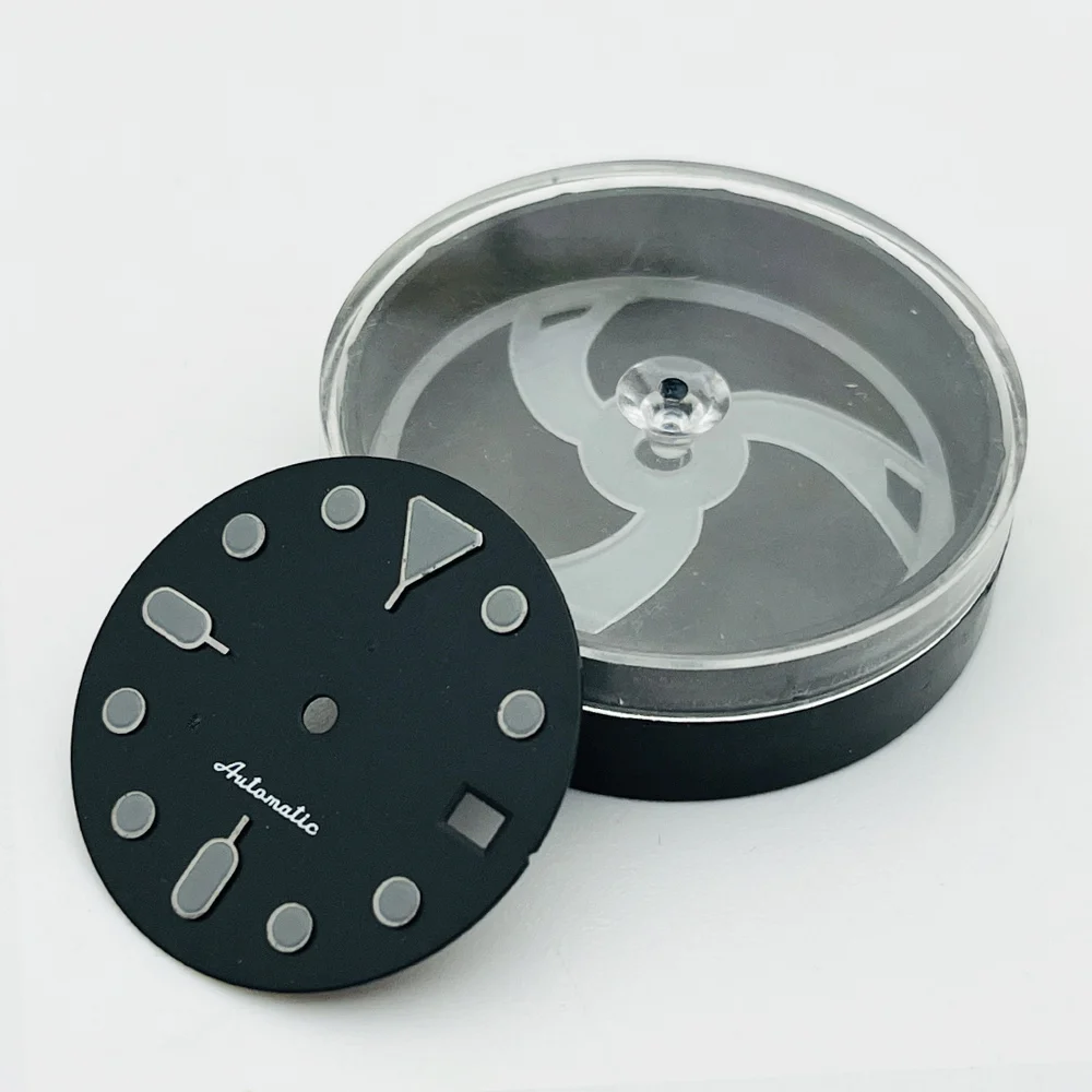 Customized Luminous NH35 Dial 28.5mm Dial fit For NH35 NH36 7S26 Movement Tuna SKX007 Samurai Watch Dial Surface Parts