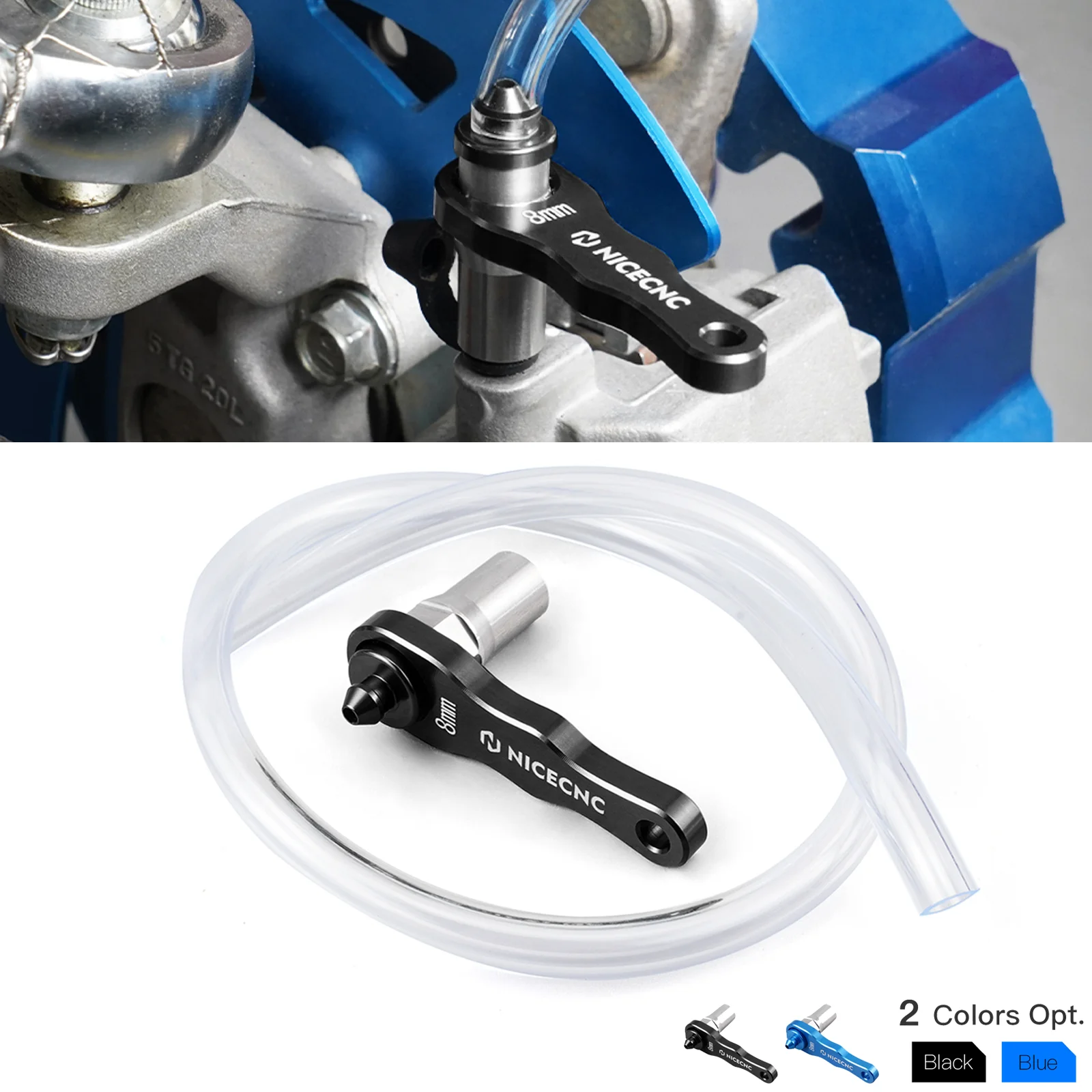 For BETA RR300 Xtrainer 300 RR RRS RS 125 250 300 350 390 400 430 450 498 500 Universal 8mm Hydraulic Brake Clutch Bleeder Tool