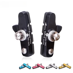 Road Bike Brake Shoes C Caliper Hoof Replaceable Rubber Pads CNC Shell Block For Aluminum Alloy Rims Friction Wheel Brake